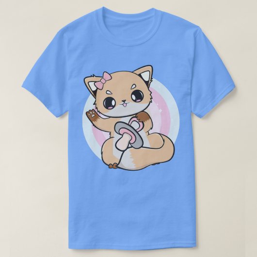 T-shirt Jolie Renard Anime Avec Soother Et Kawaii Pour Ota (Design devant)