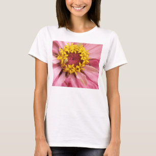 T-shirt Jolie rose Zinnia Dames T Chemise