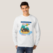 T-shirt Jolie Sloth J'ai besoin de vacances de six mois de (Devant entier)