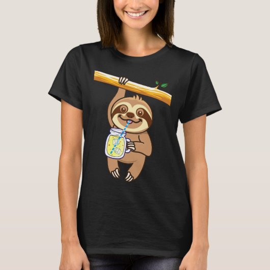 T-shirt Jolie Sloth Lemonade (Devant)