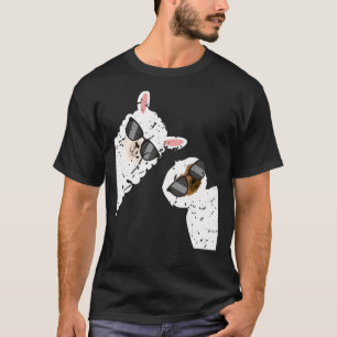 T-shirt Jolie Sloth Llama Cachage drôle Animal Animaux Ani