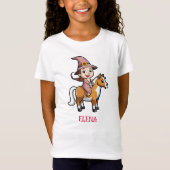 T-Shirt Jolie sorcière à cheval (Devant)