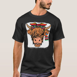 T-shirt Jolie vache Hyland campagne animal bétail vaches r