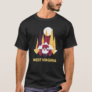 T-shirt Jolie Virginie-Occidentale Allegheny Mountains Our
