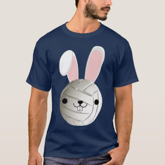 T-shirt Jolie Volleyball Bunny Funny Enfants Garçons Fille