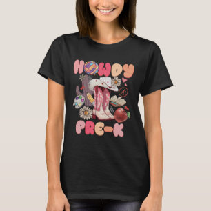 T-shirt Jolies bottes de cowboy et cowgirl Howdy pour la m