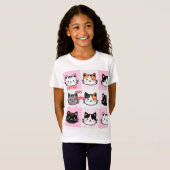 T-Shirt jolies chats soeurs (Devant entier)