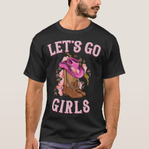 T-shirt Jolies cow-girls occidentales Rodeo western countr