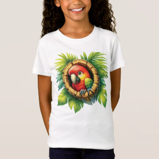 T-Shirt Jolies filles amoureuses de perroquets