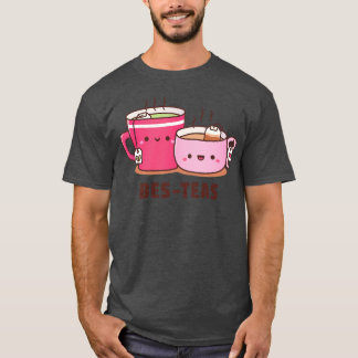 T-shirt Jolies Teacups BesTeas Besties Humour de jeu