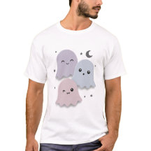 Jolis fantômes pastel amis Halloween