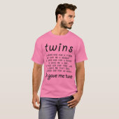 T-shirt Jolis Jumeaux (Devant entier)