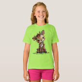T-shirt Jolis rennes de Noël (Devant entier)