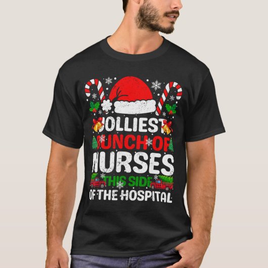 T-shirt Jolliest Bunch Of Nurses This Side Of The Hostal C (Devant)
