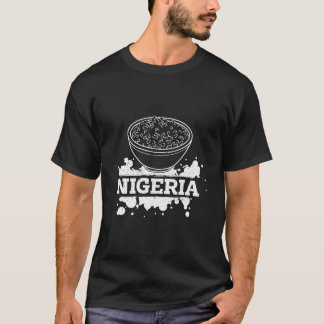 T-shirt Jollof Nigeria Fried Food Nigeria Flags African R