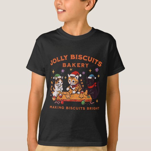 T-shirt Jolly Christmas Biscuits Bakery Baking Crew Xmas C (Devant)