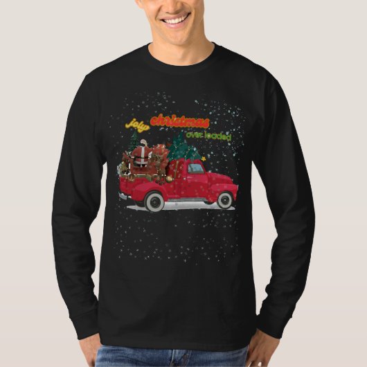 T-shirt Jolly Christmas Overloaded Truck (Devant)