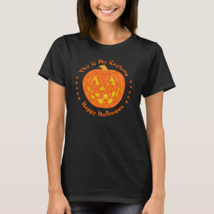 T-shirt Jolly Jack-o'-lantern Halloween Citrouille Fun