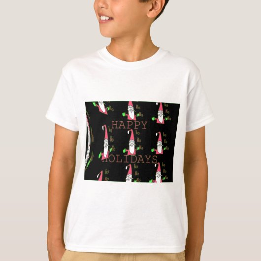 T-shirt Jolly Mouse Père Noël : Une Illustration Fun Holid (Devant)