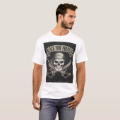T-shirt Jolly roger à marée noire (Devant entier)