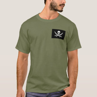 T-shirt Jolly roger de Calico Jack Rackham (NOIR)