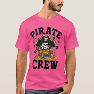 T-shirt Jolly roger de l'équipage de pirates conception