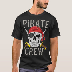 T-shirt Jolly roger de l'équipage de pirates - Drapeau Cor