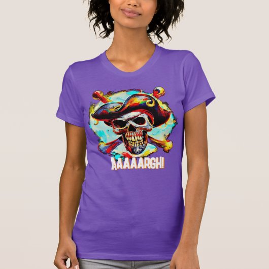 T-shirt Jolly roger moderne (Devant)
