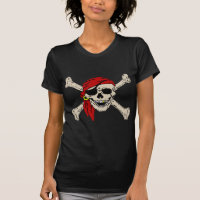 Jolly roger Pirate Os crâne Rouge Bandanna