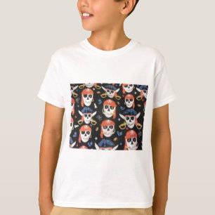 T-shirt Jolly roger Pirate Skuls