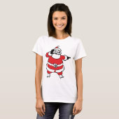 T-shirt Jolly Santa Claus appelle Reindee à Noël (Devant entier)