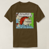 T-shirt Jon Arbuckle Glitch Art Design (Design devant)