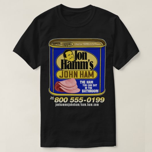 T-shirt Jon Hamms John Ham (Design devant)
