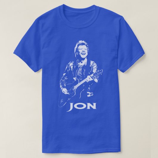 T-shirt Jon Le Crayon Blanc2 (Design devant)
