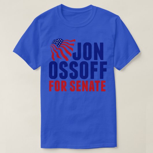T-shirt Jon Ossoff pour le Sénat (Design devant)
