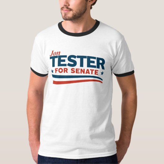 T-shirt Jon Tester pour le Sénat (Devant)