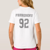 T-shirt Jonas Président 92 Shirt Youth (Dos)