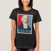 T-shirt Jonathan Edwards Resolved Calvinist Reformed (Devant)