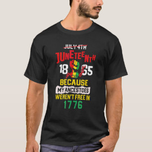 T-shirt Jonction de liberté des ancêtres noirs d'Afrique e