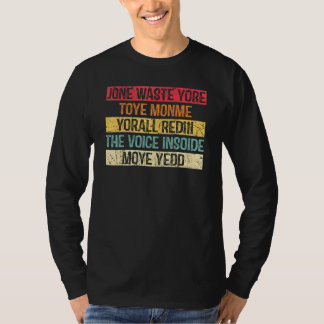 T-shirt Jone Déchets Yore Toye Monme Yorall Rediii Retro 2