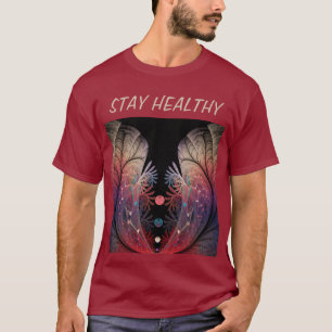 T-shirt Jonglage Abstrait Moderne Fantaisie Art Fractal Te