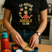 T-shirt Jonglage du calendrier des parents de l'école; Mèr