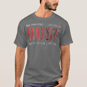 T-shirt Jongler ma couleur préférée est rouille Junkin