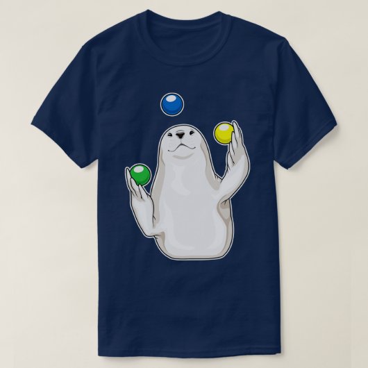 T-shirt Jonglerie Seal (Design devant)