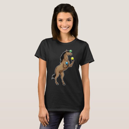 T-shirt Jongleur de cheval (Devant entier)