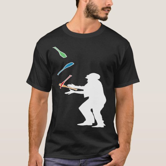 T-shirt Jongleur d'impression arrière (Devant)