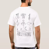 T-shirt jongo d'inda de rongo (Dos)