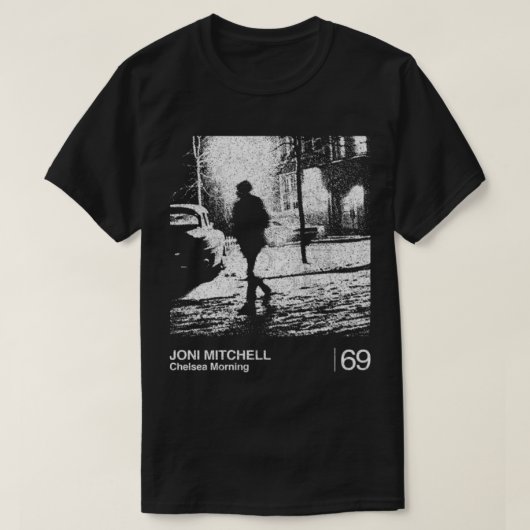 T-shirt Joni Mitchell Joni Mitchell _ Graphique minimalist (Design devant)