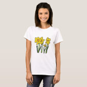 T-shirt Jonquille (Devant entier)
