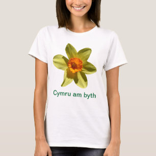 T-shirt Jonquille, byth de Cymru AM